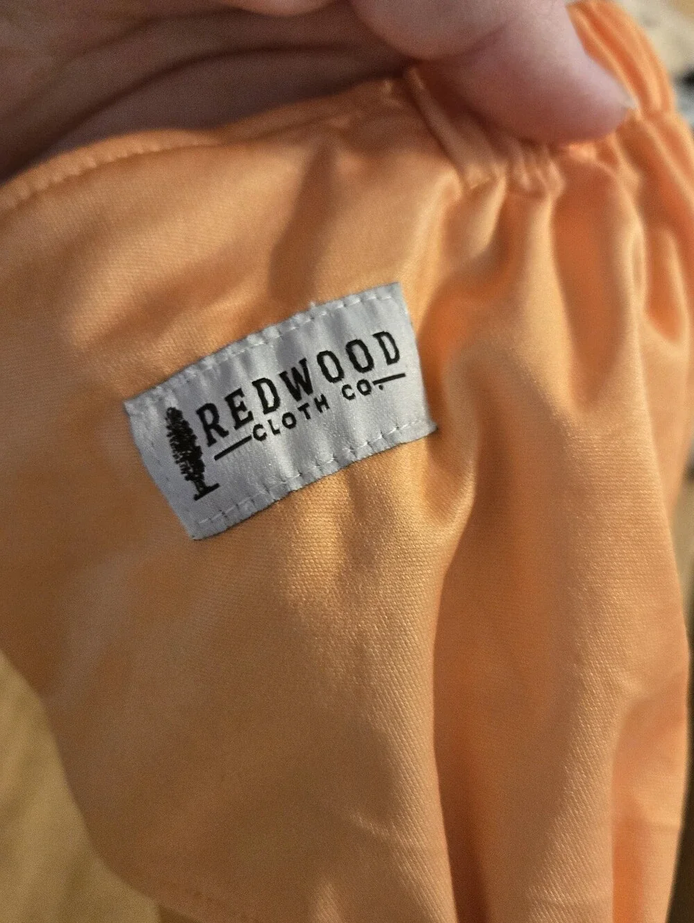 Redwood cloth co pocket cloth diaper xl size orange